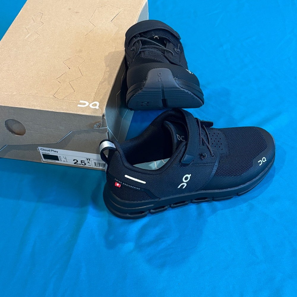 On Running Black Athletic Shoes